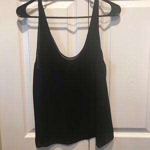 Zara Woman Studio Black Tank Undershirt Excellent